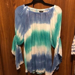 New directions tie dyed blouse